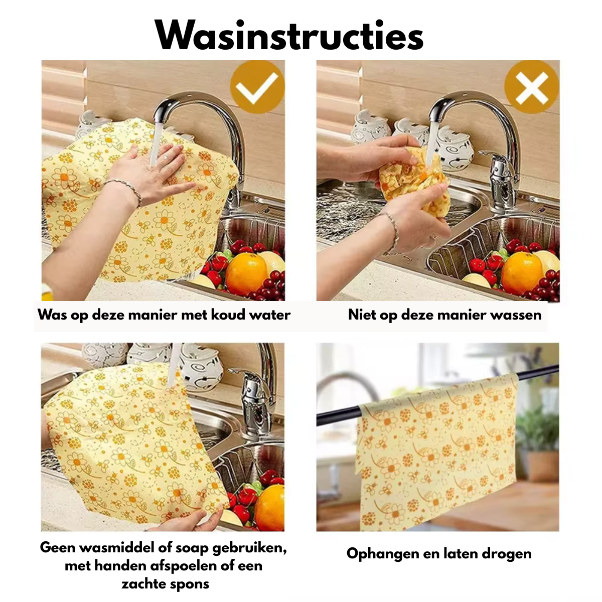 EcoBee Wraps™ - De slimme én duurzame oplossing voor vers voedsel | Biologisch & Milieuvriendelijk