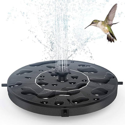 SolarBloom™ Vogelvriendelijke Zonnefontein – Breng uw tuin tot leven met zonlicht en vogelgezang