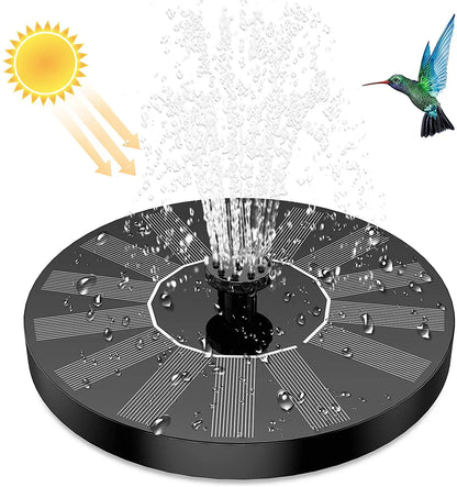 SolarBloom™ Vogelvriendelijke Zonnefontein – Breng uw tuin tot leven met zonlicht en vogelgezang