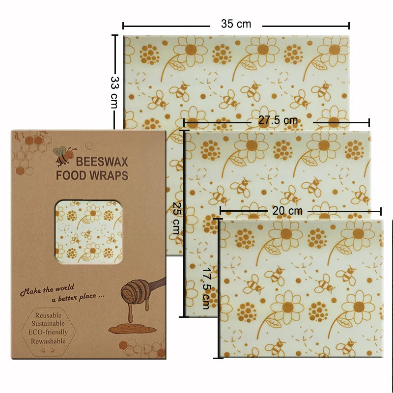 EcoBee Wraps™ - De slimme én duurzame oplossing voor vers voedsel | Biologisch & Milieuvriendelijk